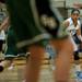 Skyline sophomore Mia Morris dribbles in the first half of the game against Father Gabriel Richard on Friday. Daniel Brenner I AnnArbor.com